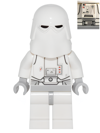 Минифигурка Lego Star Wars Snowtrooper, Light Bluish Gray Hips sw0764b U